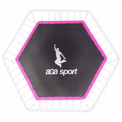 Aga Odskočna deska za fitnes trampolin Pink