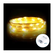 Aigostar - LED lanac 100xLED/3xAA 10,3 m topla bela