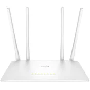 CUDY WiFi ruter WR1200 AC1200 Dual Band 2.4+5Ghz MESH 1W/4LAN 10/100Mbps, 4x5dBi, GUEST/WPS/DDNS