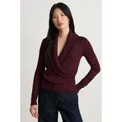 Lauren Ralph Lauren Pulover temno rdeča