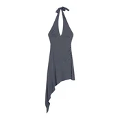 Bershka Obleka BLOBER-H marine/pastelno modra