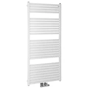 TONDI kopalniški radiator 600x1330 mm, centralni priključek, bel - Bela - 600x1330 mm - Aqualine - TONDI - 24 - Jeklo - Oblika H - Oblika H - 600 - 1330 - 7.2 - 14