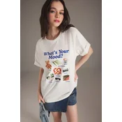Trendyol Milla Ženska majica TWOSS25TS00166, Bela