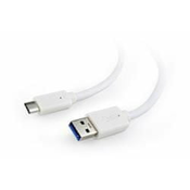Gembird CCP-USB3-AMCM-1M-W USB kabel USB 3.2 Gen 1 (3.1 Gen 1) USB A USB C Bijelo
