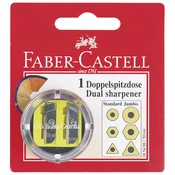 ŠILJILO PVC S PVC KUTIJOM 2RUPE OKRUGLO FABER CASTELL 185498 BLISTER