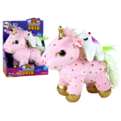 shumee Plišasta igrača samorog Sleeper Lullaby Pink z zvezdicami