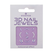 Essence 3D Nail Jewels 01 Future Reality samoljepljivi kamencici za nokte 1 pakiranje