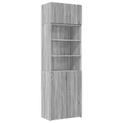 vidaXL vidaXL Omara za shranjevanje siva sonoma 70x42,5x225 cm inž. les, (21415463)
