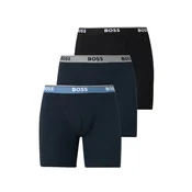 BOSS Boksarice Power mornarska/dimno modra/črna/bela