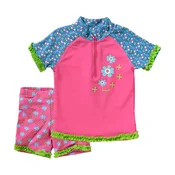 PLAYSHOES Enodelne kopalke modra/svetlo modra/zelena/roza
