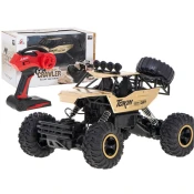 WOWO 4WD RC Rock Crawler - RC Rock Crawler 1:12 4WD kovinski - zlati avto na daljinsko upravljanje