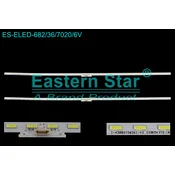 ES-ELED-682 SONY KD-43XE7005 LED TRAKE