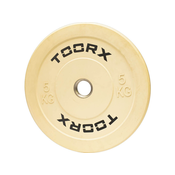 Toorx olimpijski bumper kolut 5 kg, fi-50 mm, bel, DBCH-5