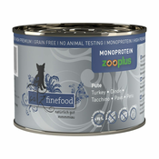 catz finefood Monoprotein zooplus 6 x 200 g - Miješano pakiranje (6 vrsta)