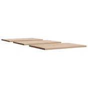 Stolne ploce 3 kom 80x47x2,5 cm od masivne borovine pravokutne