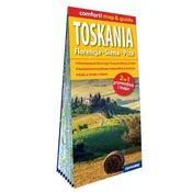 Toskana. Firence, Siena, Pisa. Laminiran cestni zemljevid + mini vodnik. Izdaja 2025.