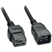 Akyga Akyga tok priključni kabel [1x ženski konektor IEC C19\, 16 A - 1x moški konektor IEC\, C20] 1.80 m črna, (20414285)