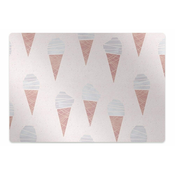 Decormat Podloga za pisarniški stol Ice cream in waffle 120x90 cm 2 cm