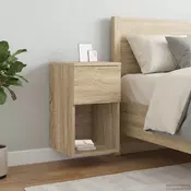 vidaXL Posteljna omarica Sonoma hrast 29 x 31,5 x 49 cm Inženirski les