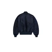 Jakna Alpha Industries 100101-07 Bomber & Flightjackets MA-1 moška, mornarsko modra barva