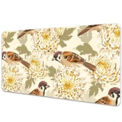 Decormat Podloga za mizo Zlate ptice 90x45 cm