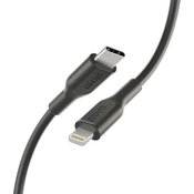 Belkin Playa Lightning na USB-C kabel, črn