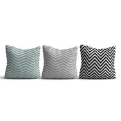 Aberto Design Set 3 jastuka 43x43cm Šareni