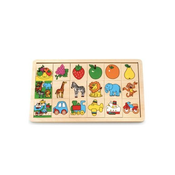 PINO TOYS PUZZLE LESENE (3teme)