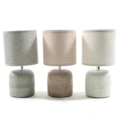 Mhome Svetilka s klobukom 13xh26cm/več barv/keramika, tekstil