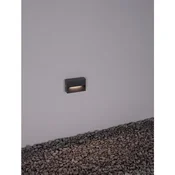 ZIDNA SVJETILJKA LED 1.5W 34lm 3000K IP54 ANTRACIT