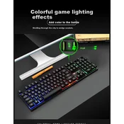 Lingshe Tastatura, Žicana, Crna