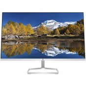 HP Monitor M27fq 27 IPS 2560x1440, 75Hz, 5ms2 HDMI,DP FreeSync, 2g, srebrna (2H4B5AA)