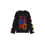 Desigual Majica mešane barve/črna