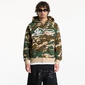 Mikina Billionaire Boys Club Icecream Running Dog Woodland Camo Zip Through Hood Multi M