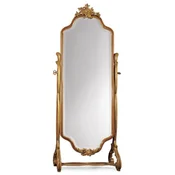 Casa Padrino luxury baroque standing mirror gold - Swiveling baroque style mirror - Luxury bedroom furniture in baroque style - Baroque furniture - Luxury Quality - Made in Italy