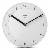 Braun BC 06 W Quartz wall clock analog white