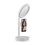Selfie LED Ring light G3 16cm sa stalkom, Beli