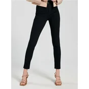 Sinsay - Skinny farmerke s visokim strukom - crno