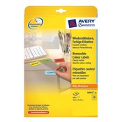 Avery Zweckform etikete L6041-20, 38,1 x 21,2 mm, žute