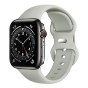 Silikonski pas Techsuit W031 za Apple Watch (42mm/44mm/45mm/46mm/49mm) - siv