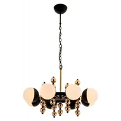 Opviq Luster Av-4322-8S, 68 cm, Crno-zlatne boje