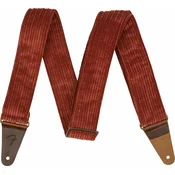 Fender Corduroy Strap Antique Cherry Tekstilni kitarski pas (Kot novo)