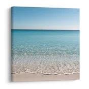 Slika nežni valovi na plaži - 30x30