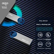 Aigo USB Flash memorija, 64GB, USB 2.0, Srebrne boje