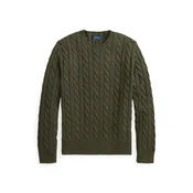 Polo Ralph Lauren Pulover 710775885554 Temno zelena Regular Fit