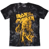 Iron Maiden Est. 1975 Axe Eddie (Wash Collection) Black L Majica