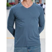 Sinsay - Pamucna basic majica - indigo