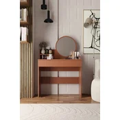 HANAH HOME Sto za šminkanje Harmony Mini Round Sepia