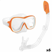 Naocale za Ronjenje s Dihalicom Intex Wave Rider Oranžna