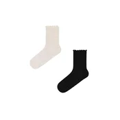 Penti Nogavice PENTI Glitzernde Rüschen-Paar Sneakersocken mešane barve